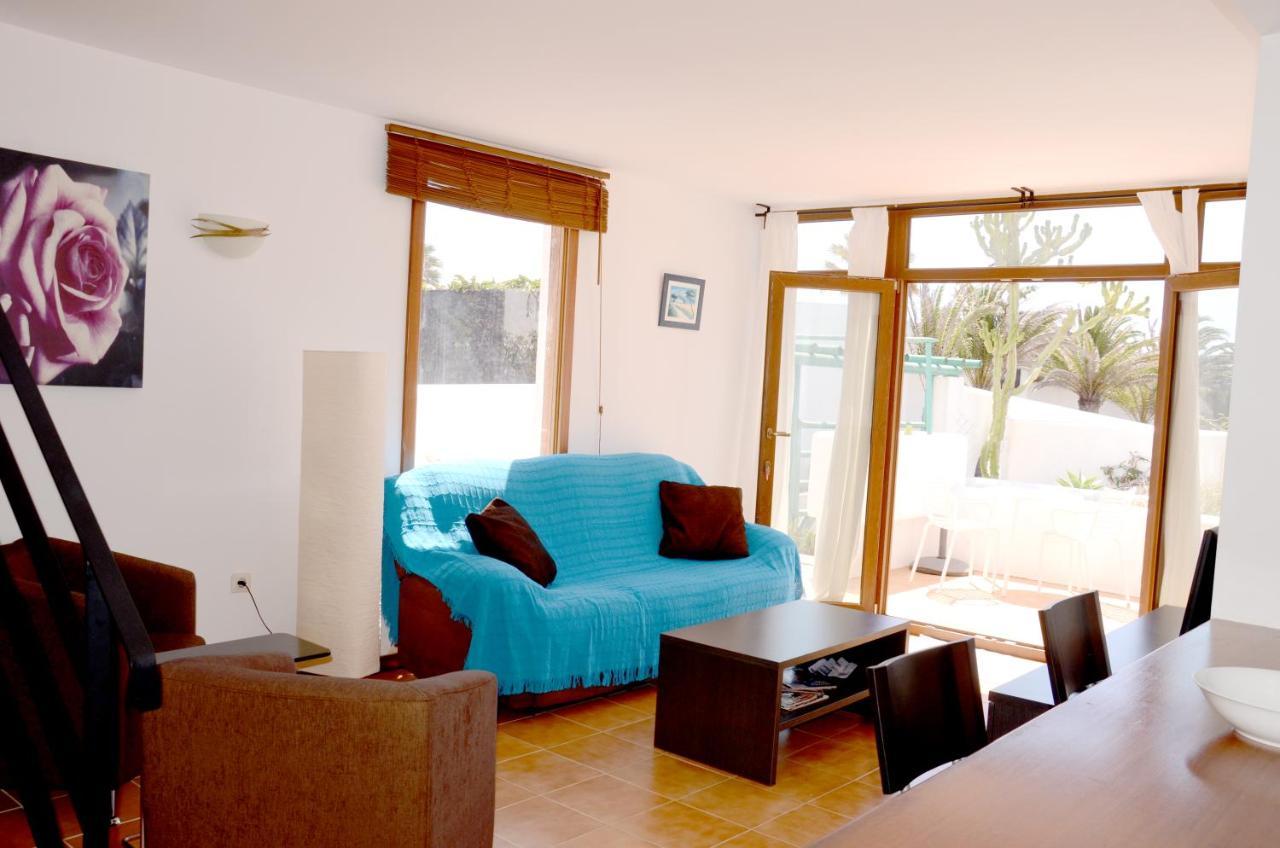 Ferienwohnung B16-Duplex Luminoso+ Piscina A 150 M Del Mar Charco del Palo Exterior foto